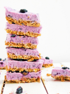 this blueberry yogurt breakfast bar recipe makes a delicious treat for your next healthy morning