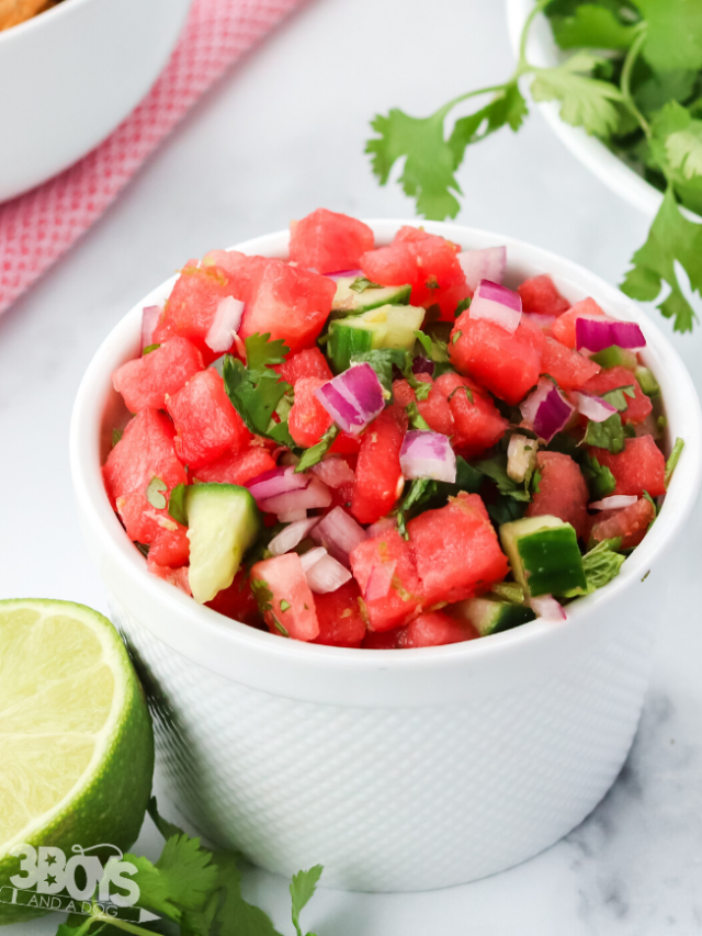 Sweet and Simple Watermelon Salsa Recipe