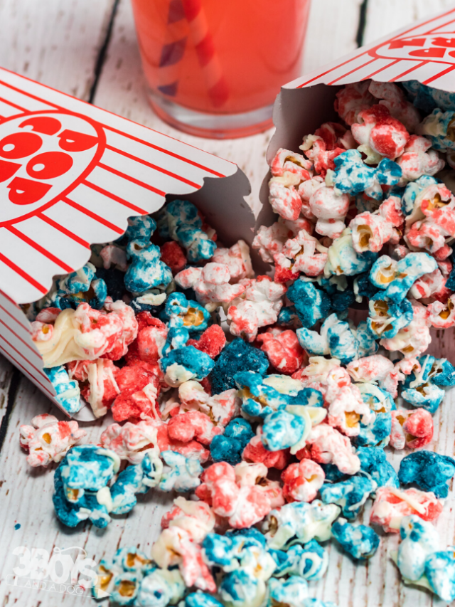 Sweet and Simple Patriotic Popcorn Snack Recipe