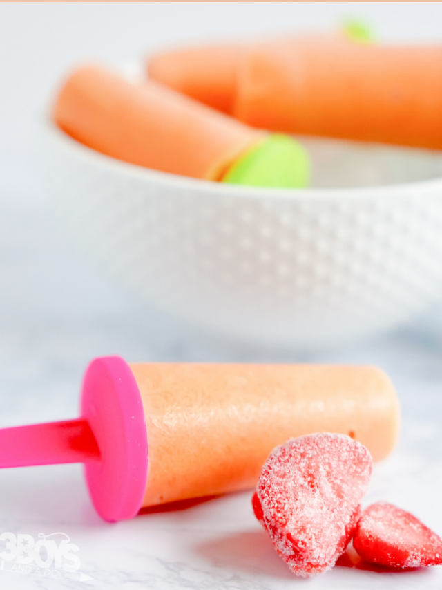 Cool and Refreshing Strawberry Mango Fruit Pops Story