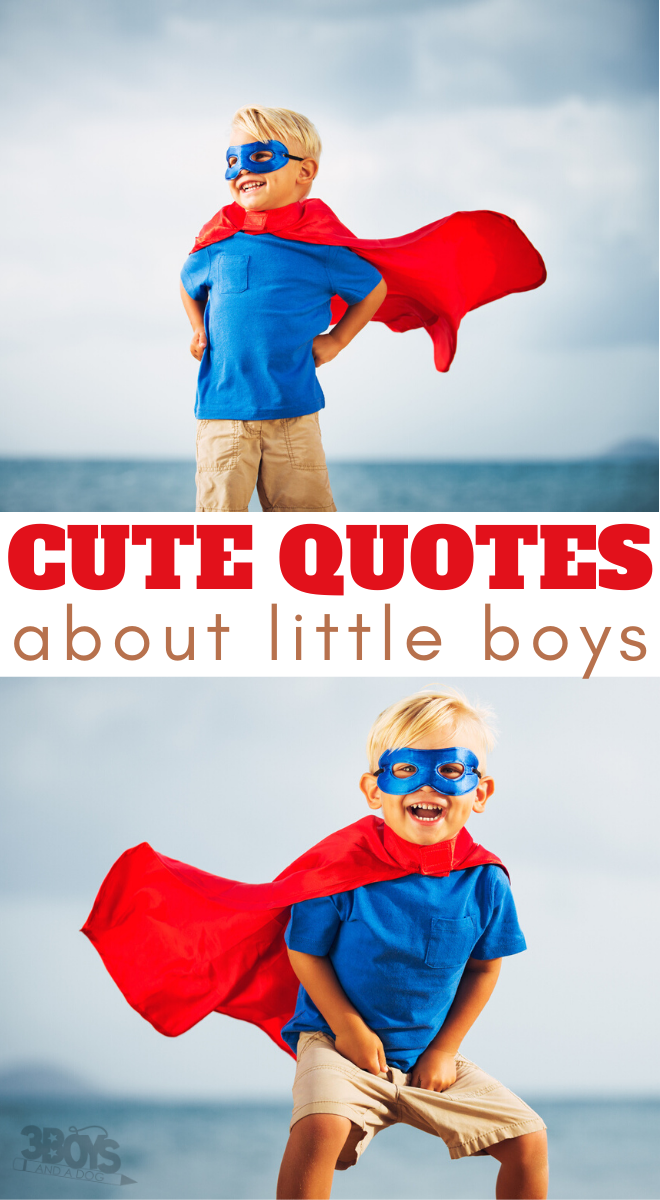 Simple And Cute Quotes About Boys 3 Boys And A Dog