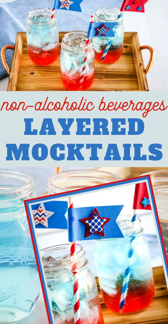 red white and blue drink non alcoholic beverage