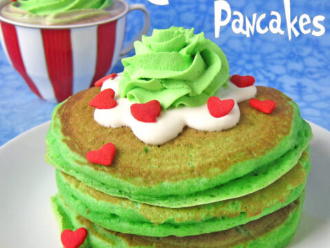 Image for Copycat IHOP Grinch Pancakes Recipe | Hungry Happenings (VIDEO)