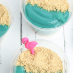 vanilla pudding and yummy candies make a delicious dessert recipe