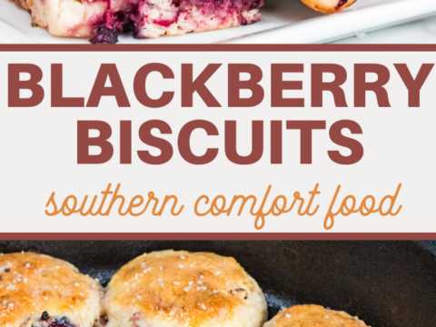 blackberries and biscuits make this southern breakfast treat