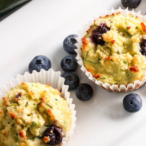 blueberry zucchini muffins breakfast recipe