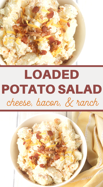 homemade cheesy bacon and ranch potato salad recipe