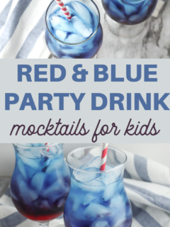 red and blue party drink for Independence day parties