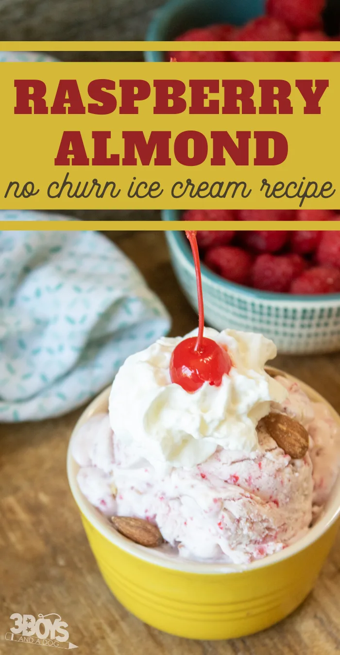 raspberry almond ice cream recipe