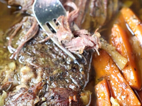 Image for Slow Cooker Pot Roast with Homemade Onion Soup Mix (VIDEO)