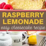 sweet raspberries and tart lemons make a perfect dessert recipe