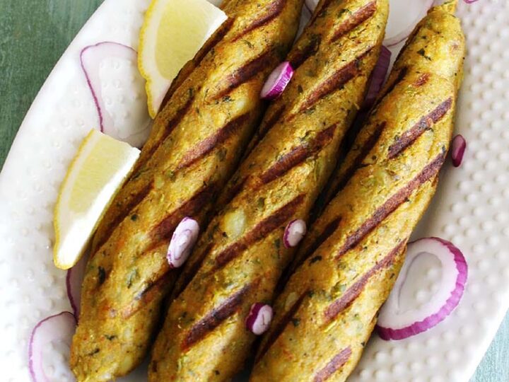 Image for Veg Kabab Recipe (Seekh Kabab)