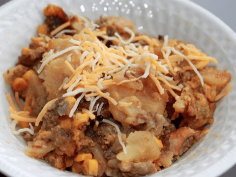 Image for Slow Cooker Hamburger & Potato Bake