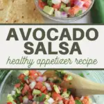 healthy vegetarian avocado salsa recipe