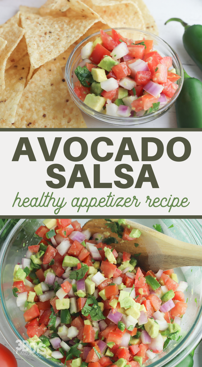 healthy vegetarian avocado salsa recipe