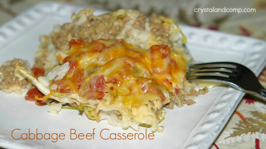 Easy Beef Cabbage Casserole