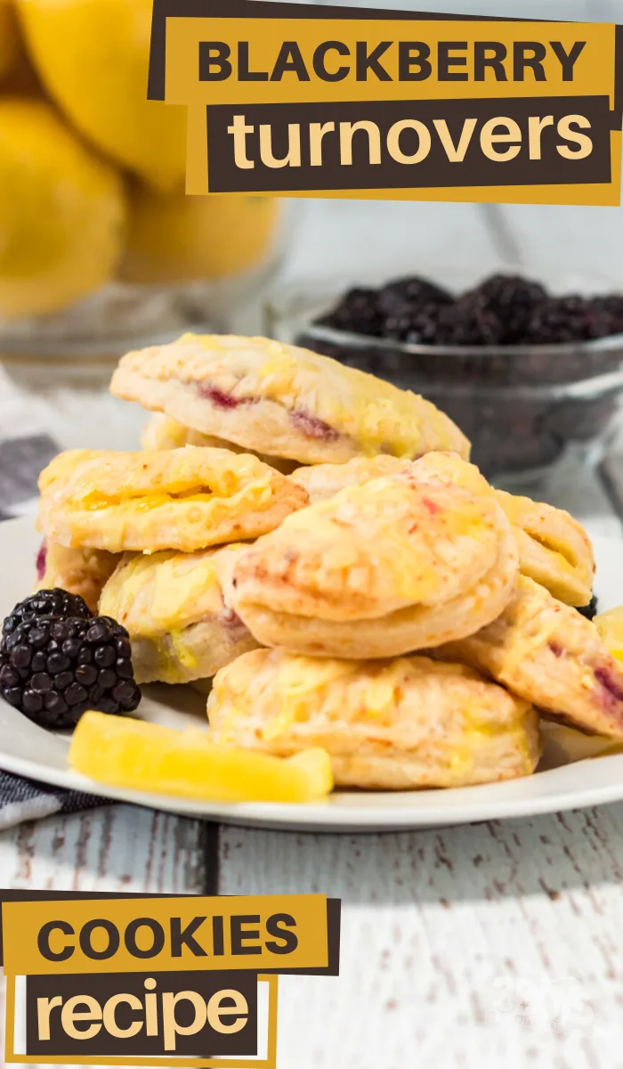 blackberry turnover cookies are perfect for dessert OR a sweet breakfast