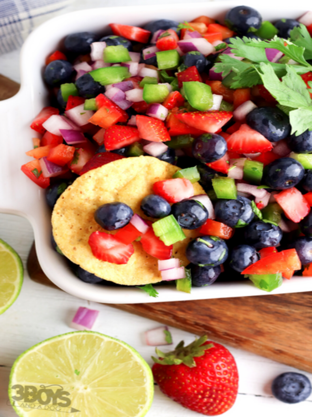 Sweet and Spicy Blueberry Salsa Recipe Story