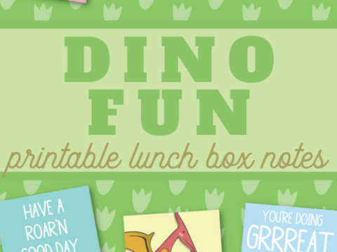 Super-Cute Dinosaur Lunch Box Notes for Kids