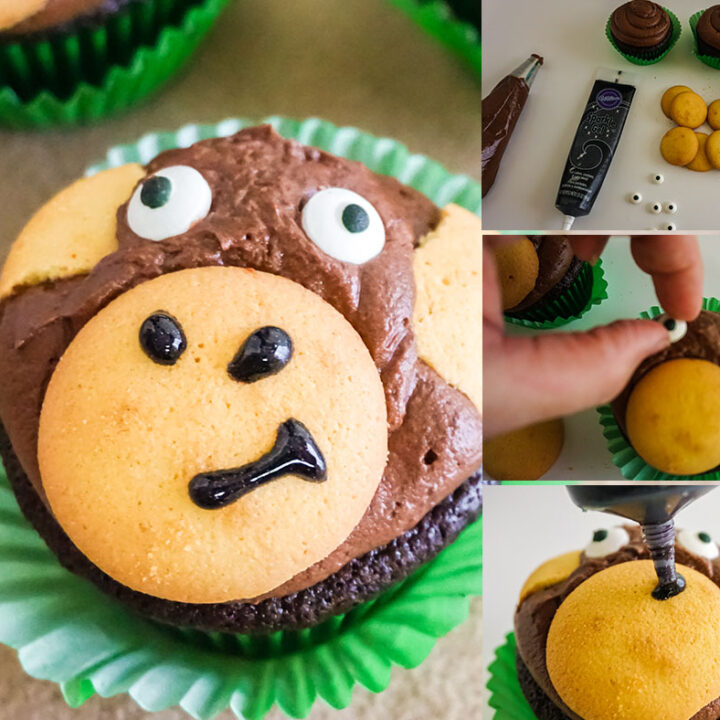How to Make Monkey Cupcakes