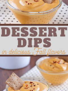 fall delicious dessert dips