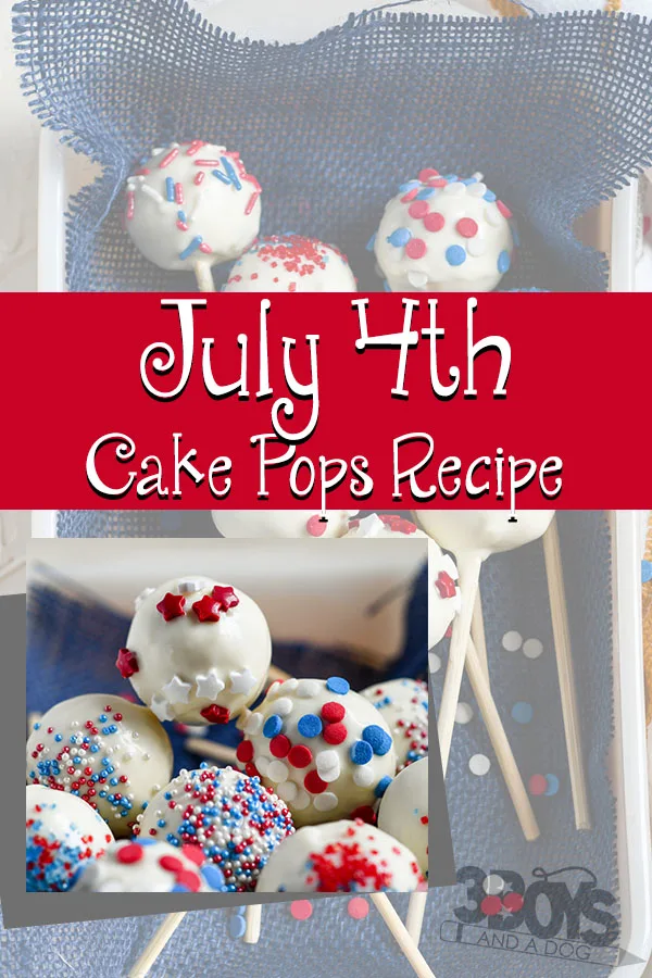 july 4th cake pops recipe