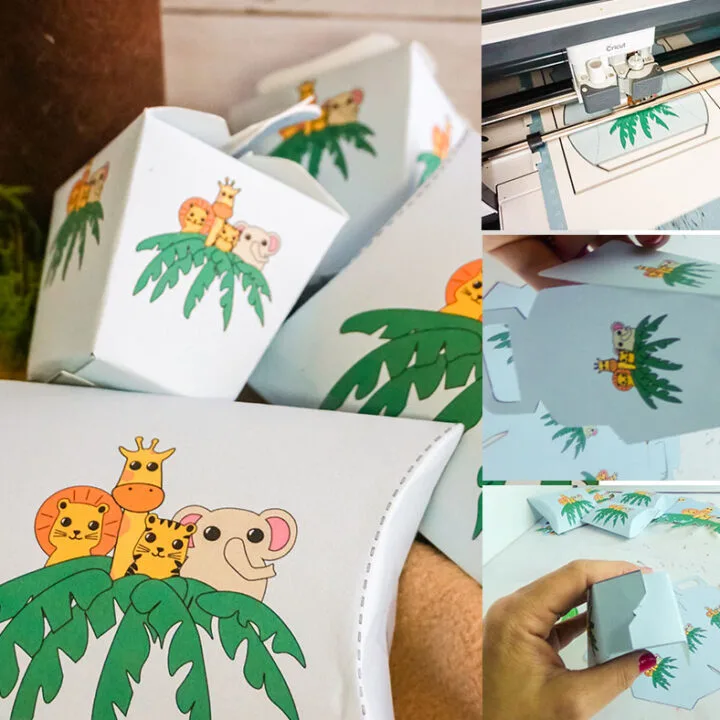 Jungle Themed Baby Shower Favor Boxes
