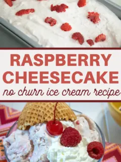 no churn raspberry cheesecake freezer ice cream recipe