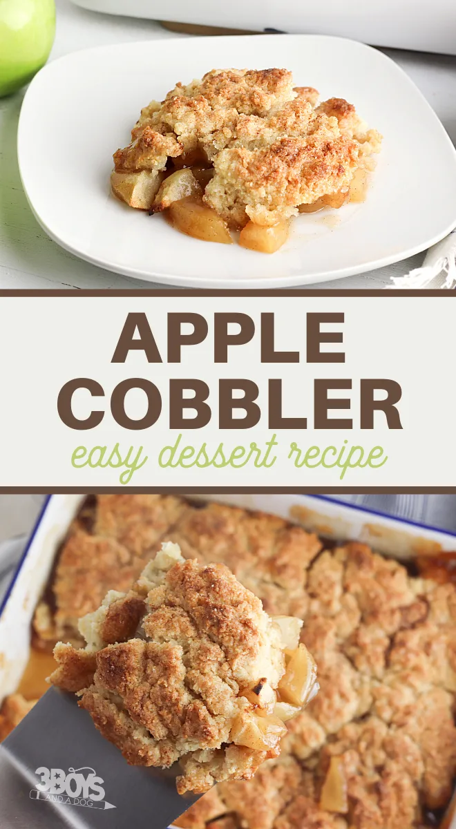 delicious apple cobbler dessert recipe