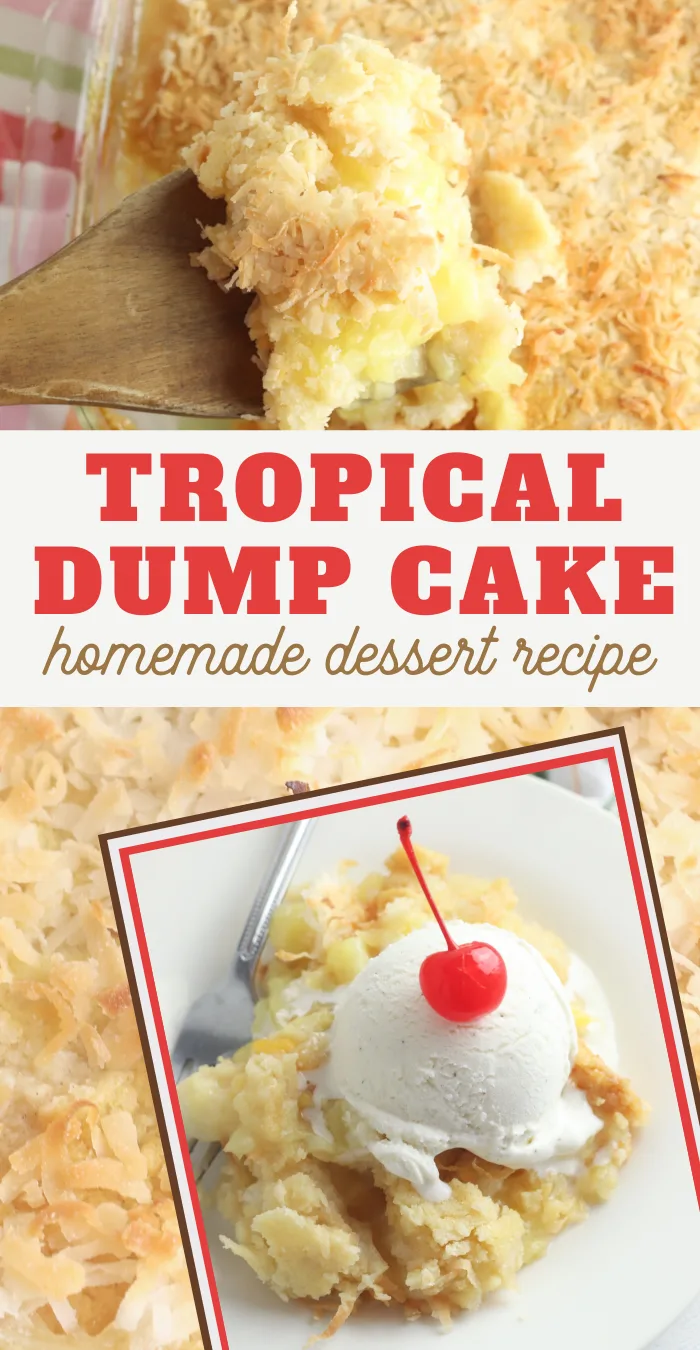 delicious dump cake recipe for your next luau