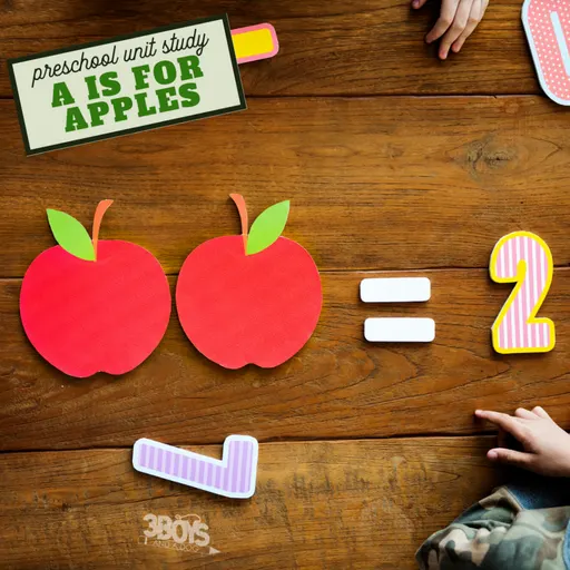 fun preschool unit study a is for apples