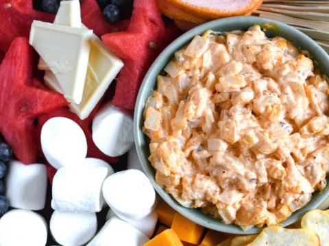 snack tray for the fourth of july