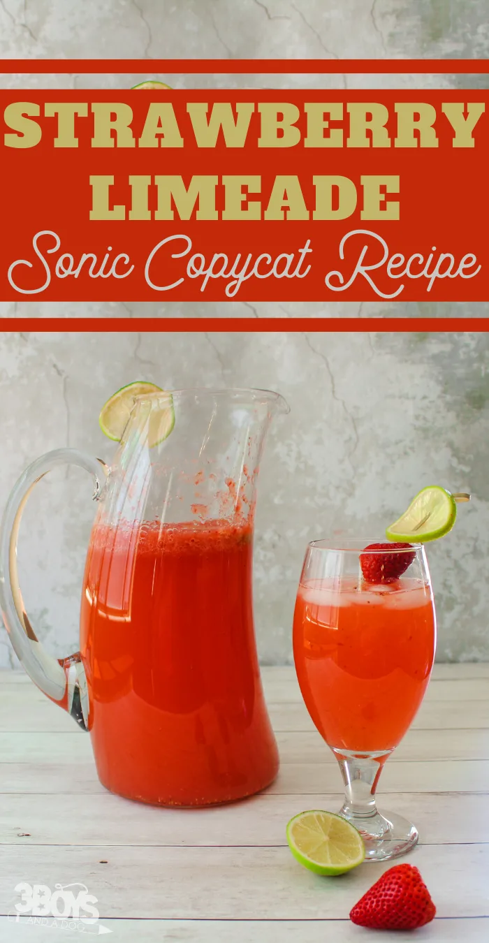 make a sonic strawberry limeade at home