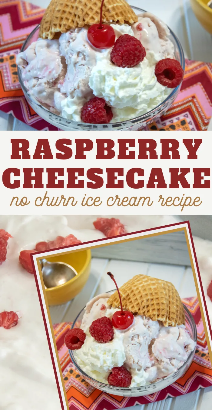 raspberry cheesecake ice cream recipe