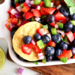 this blueberry salsa tastes great