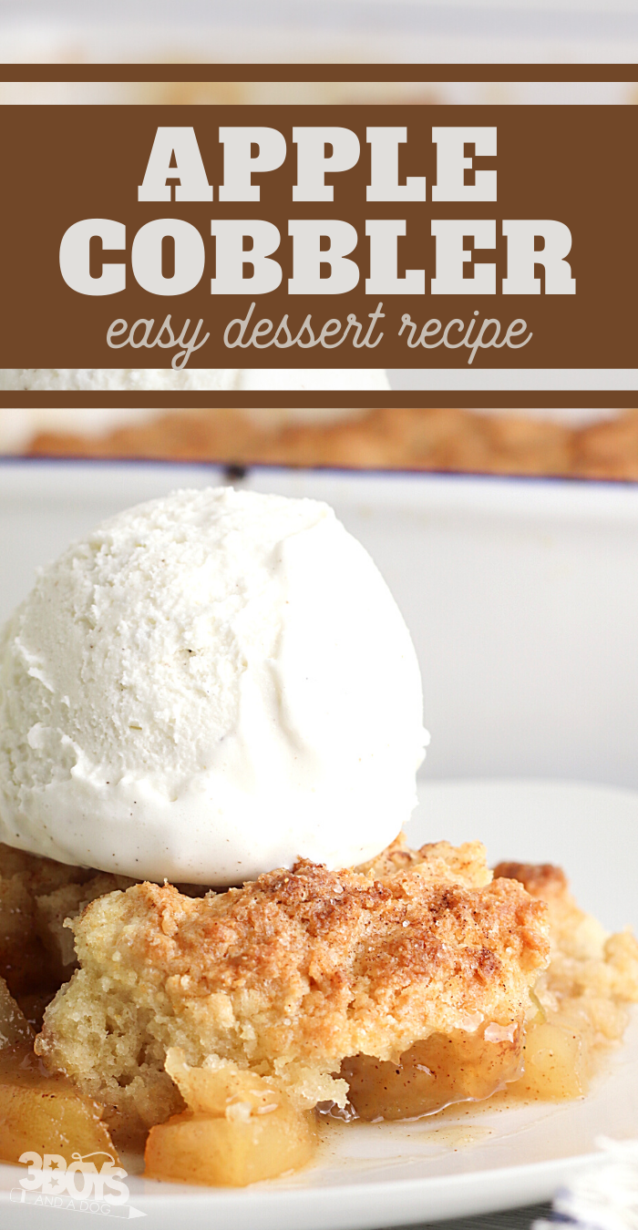 make your kitchen smell amazing by baking cobblers like this apple dessert