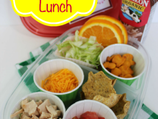 Image for Chicken Taco Bento Box Lunch with Printable Lunchbox Notes
