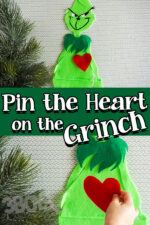 DIY Pin the Heart on the Grinch Game