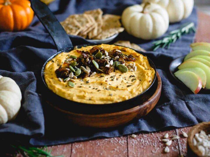 Image for Pumpkin Goat Cheese Dip with Caramelized Onions