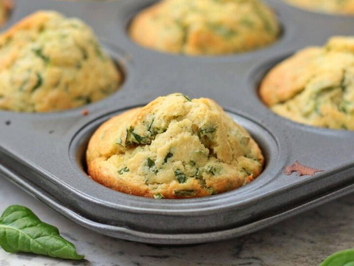 Image for Cheddar and Spinach Muffins