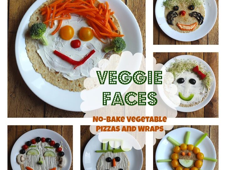 Image for "Veggie Faces" No-Bake Vegetable Pizzas and Wraps