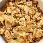 delicious dessert of baked apples and cinnamon