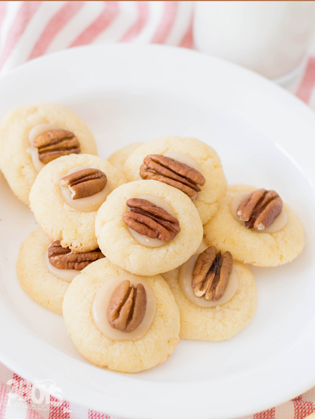 Sweet and Simple Pecan Thumbprint Cookies Story