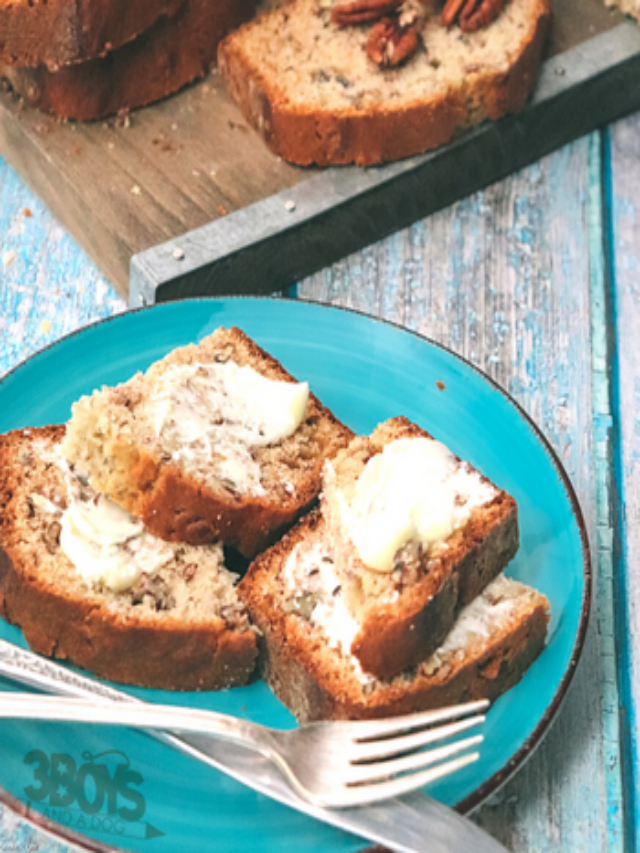 Super Soft Banana Pecan Bread Story