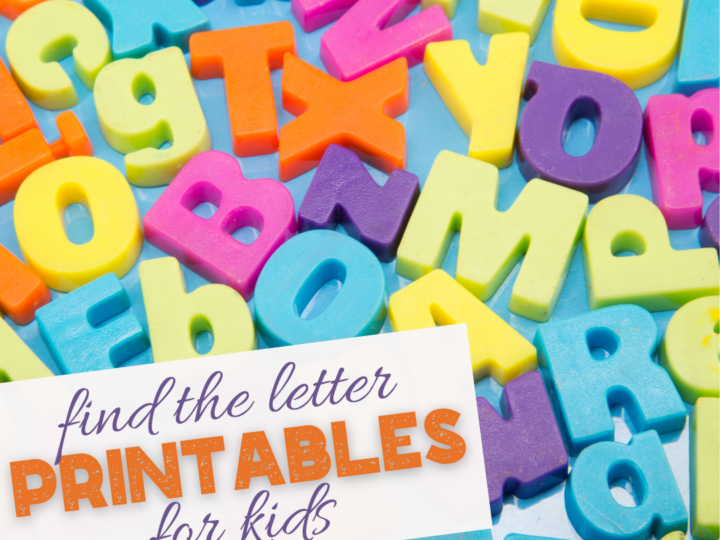 Image for Find the Letter Worksheets