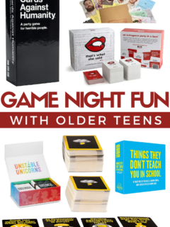 have a fun game night with your older teens