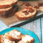 delicious sweet treat of pecans and banana bread