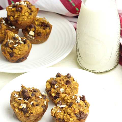this oats and pumpkin mini muffin recipe is full of wonderful autumn flavors