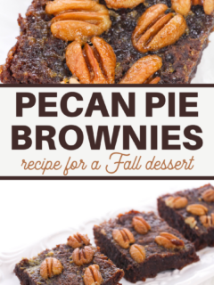 this holiday brownie recipe is full of wonderful pecan pie flavor