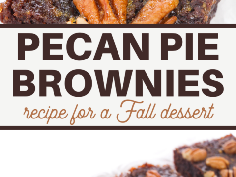 this holiday brownie recipe is full of wonderful pecan pie flavor